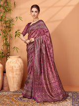TARANG-Traditional geometric motifs spread beautifully across the drape