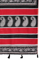 Trishya Black & Red Designer Saree-Black Beauty Traditional Saree