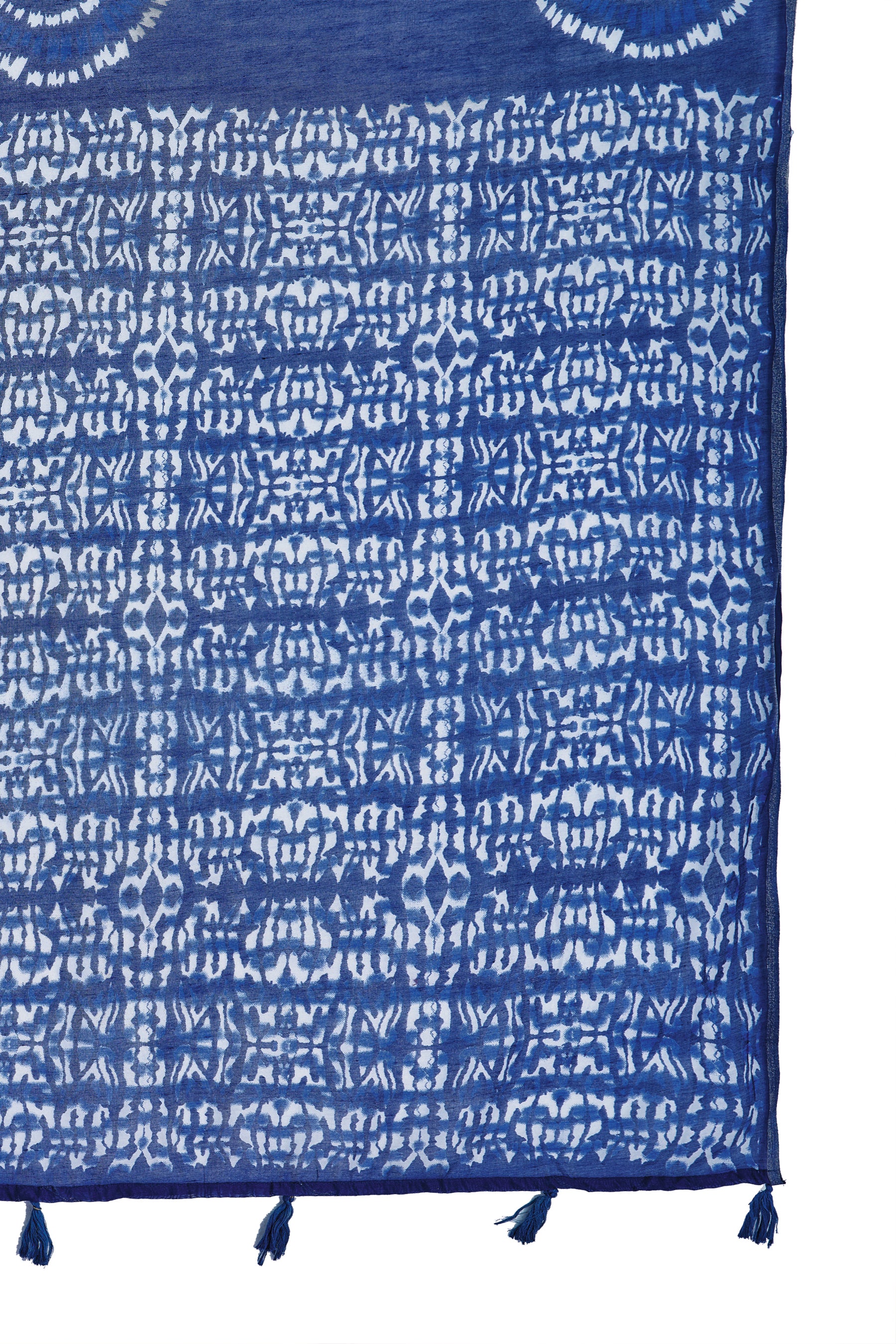TRISHYA Midnight Indigo Shibori Grace Saree