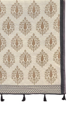 TRISHYA Midnight Ivory Heritage Saree