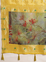 VANAYA Golden Meadow Artistic Saree