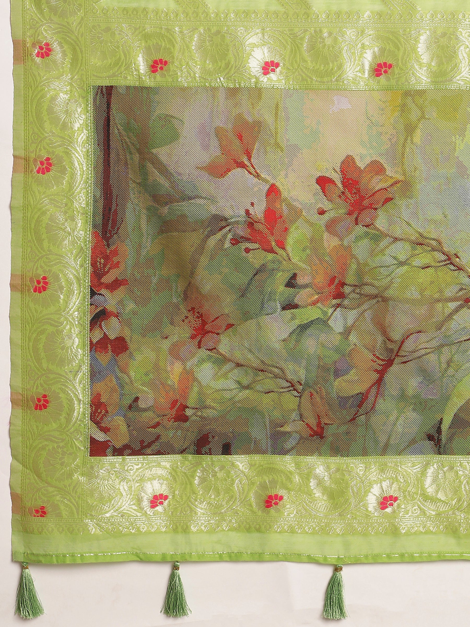 VANAYA-Elegant floral and paisley motifs add a rich traditional aesthetic