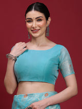 VANAYA Aqua Bloom Heritage Saree