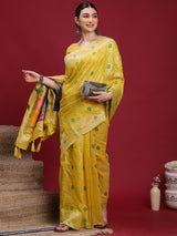 VANAYA Sunlit Meadow Heritage Saree