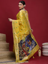 VANAYA Sunlit Meadow Heritage Saree
