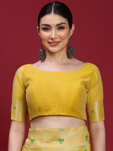 VANAYA Sunlit Meadow Heritage Saree