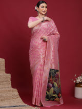 VANAYA Blush Garden Artistic Weave Saree