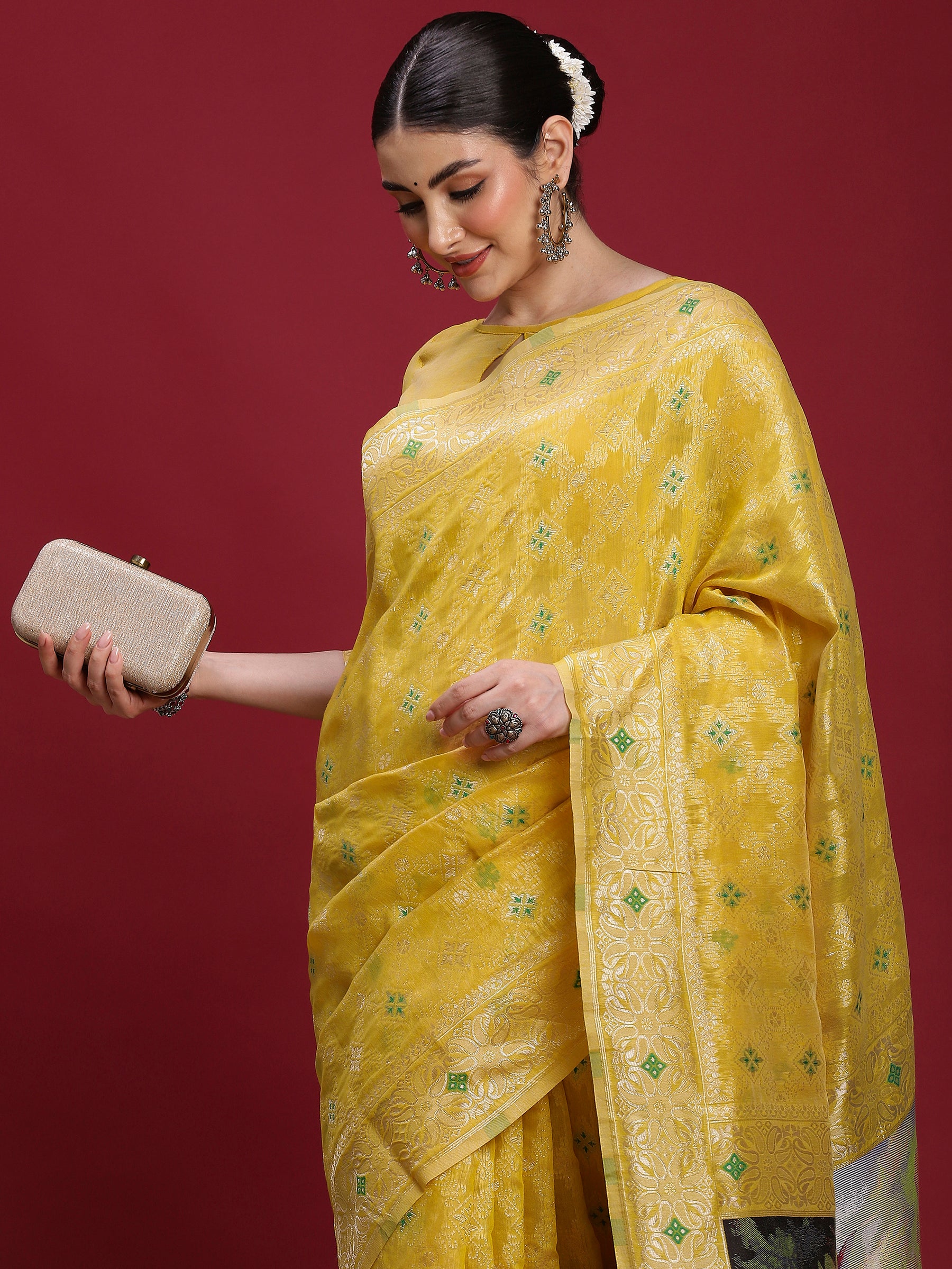 VANAYA Sunlit Garden Designer Saree