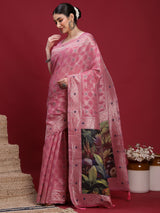 VANAYA Rosy Enchanted Garden Saree