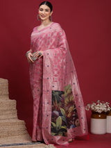 VANAYA Rosy Enchanted Garden Saree