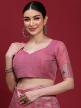 VANAYA Rosy Enchanted Garden Saree
