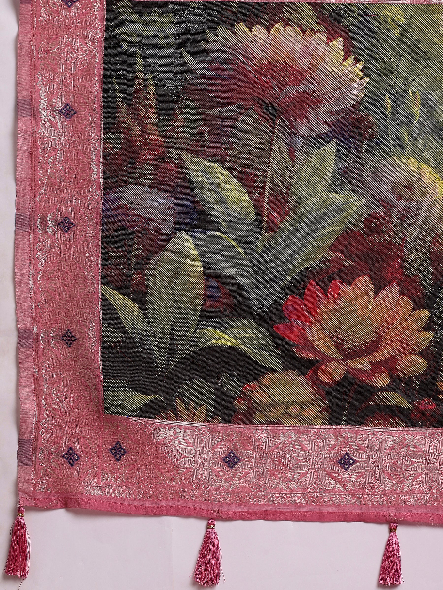 VANAYA Rosy Enchanted Garden Saree