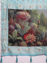 VANAYA Sky Bloom Artistic Weave Saree