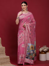 VANAYA Blush Petal Garden Saree