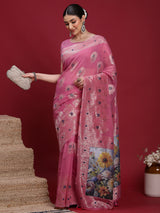 VANAYA Blush Petal Garden Saree