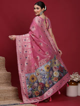 VANAYA Blush Petal Garden Saree