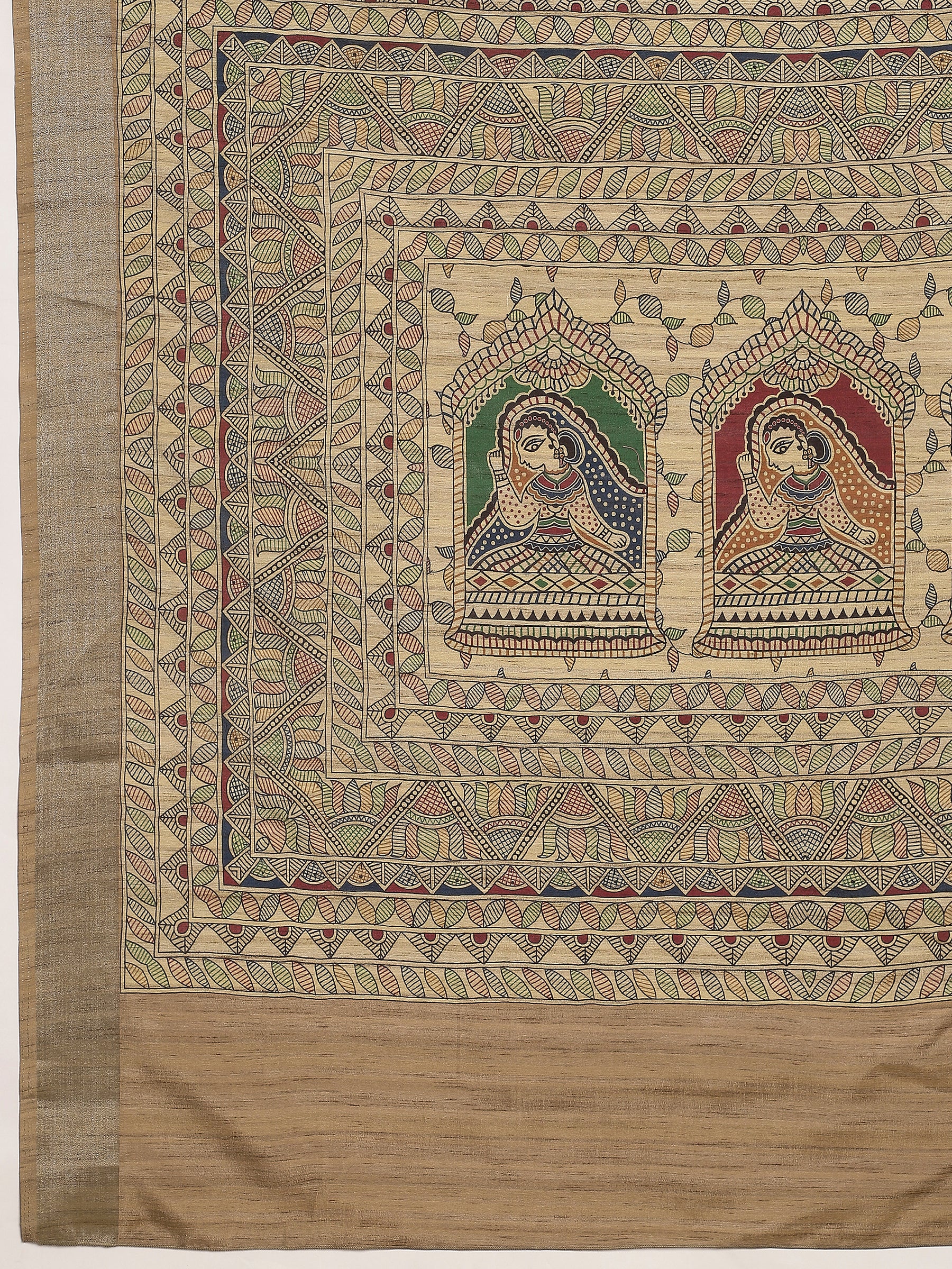 VANIKA PRINT-Timeless Folk Art Printed Saree