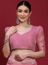 VANAYA Rosy Bloom Regal Saree
