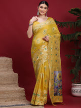 VANAYA Golden Sunflower Royale Saree