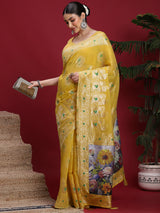 VANAYA Golden Sunflower Royale Saree
