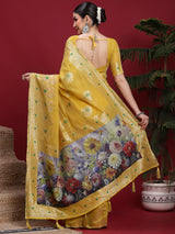 VANAYA Golden Sunflower Royale Saree