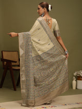 VANIKA PRINT-Royal Heritage Border Designer Saree