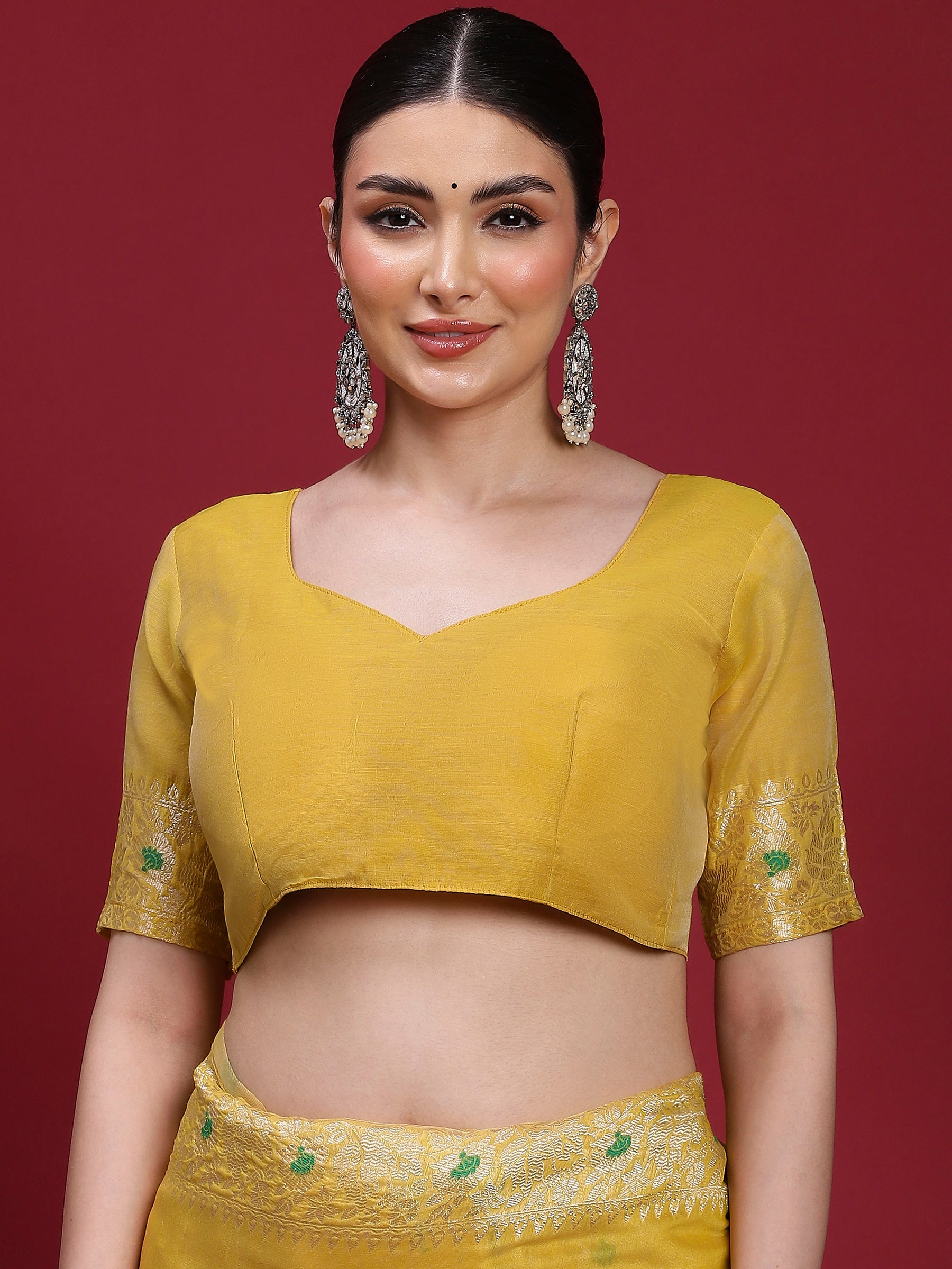 VANAYA Golden Sunflower Royale Saree