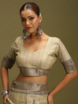 VANIKA PRINT-Royal Heritage Border Designer Saree