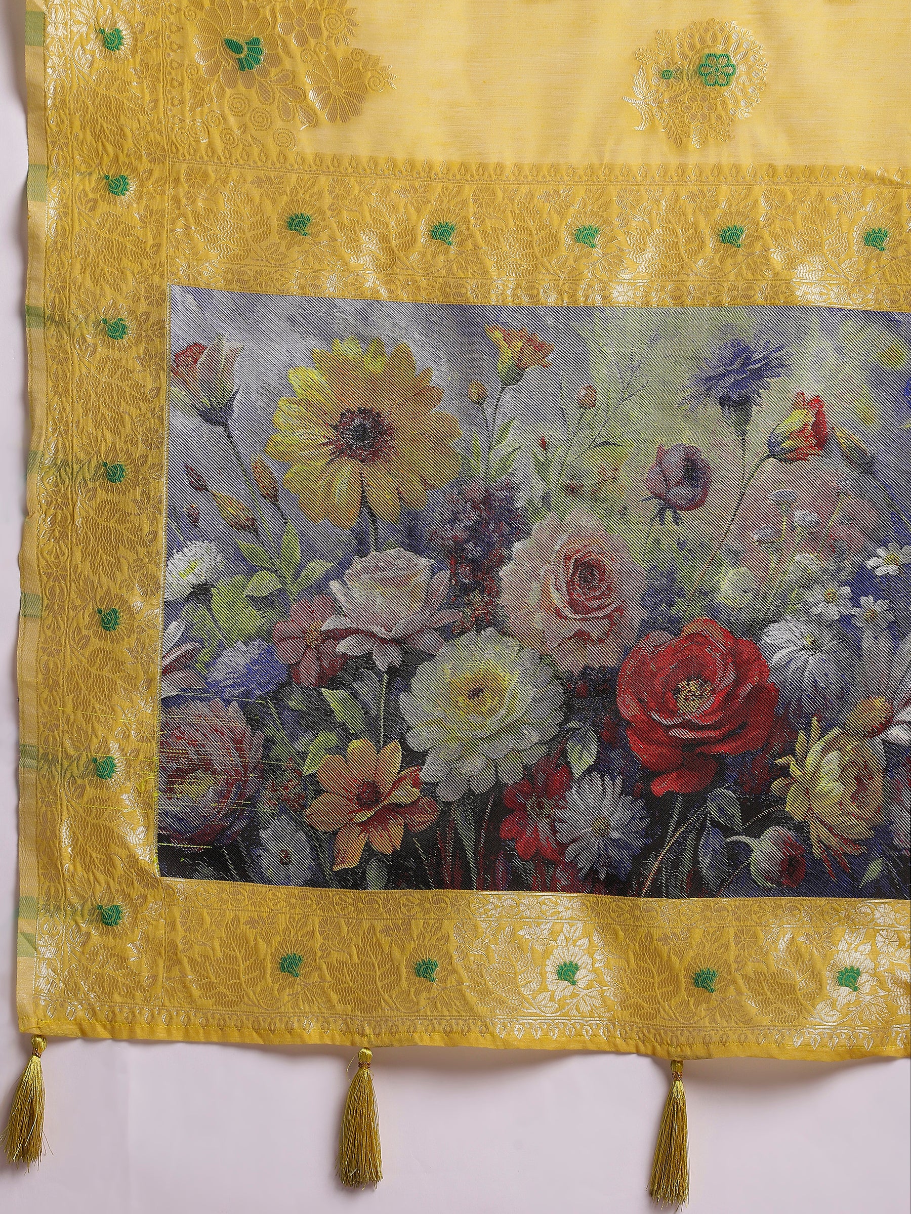 VANAYA Golden Sunflower Royale Saree