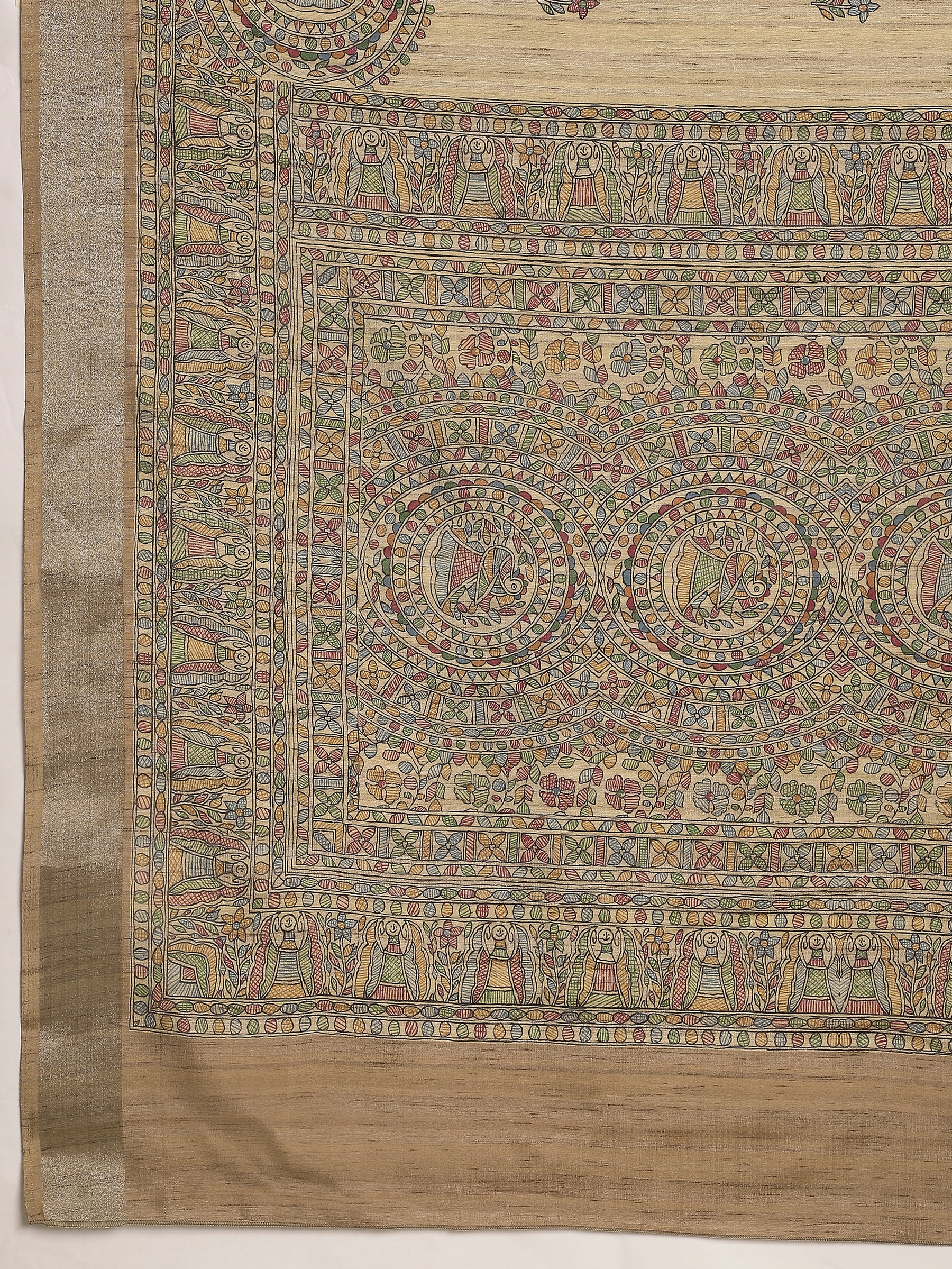 VANIKA PRINT-Royal Heritage Border Designer Saree