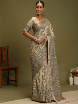 VANIKA PRINT-Timeless Madhubani Bloom Saree