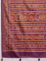 Gulabi Orchid Heritage-Royal Olive Orchid Saree