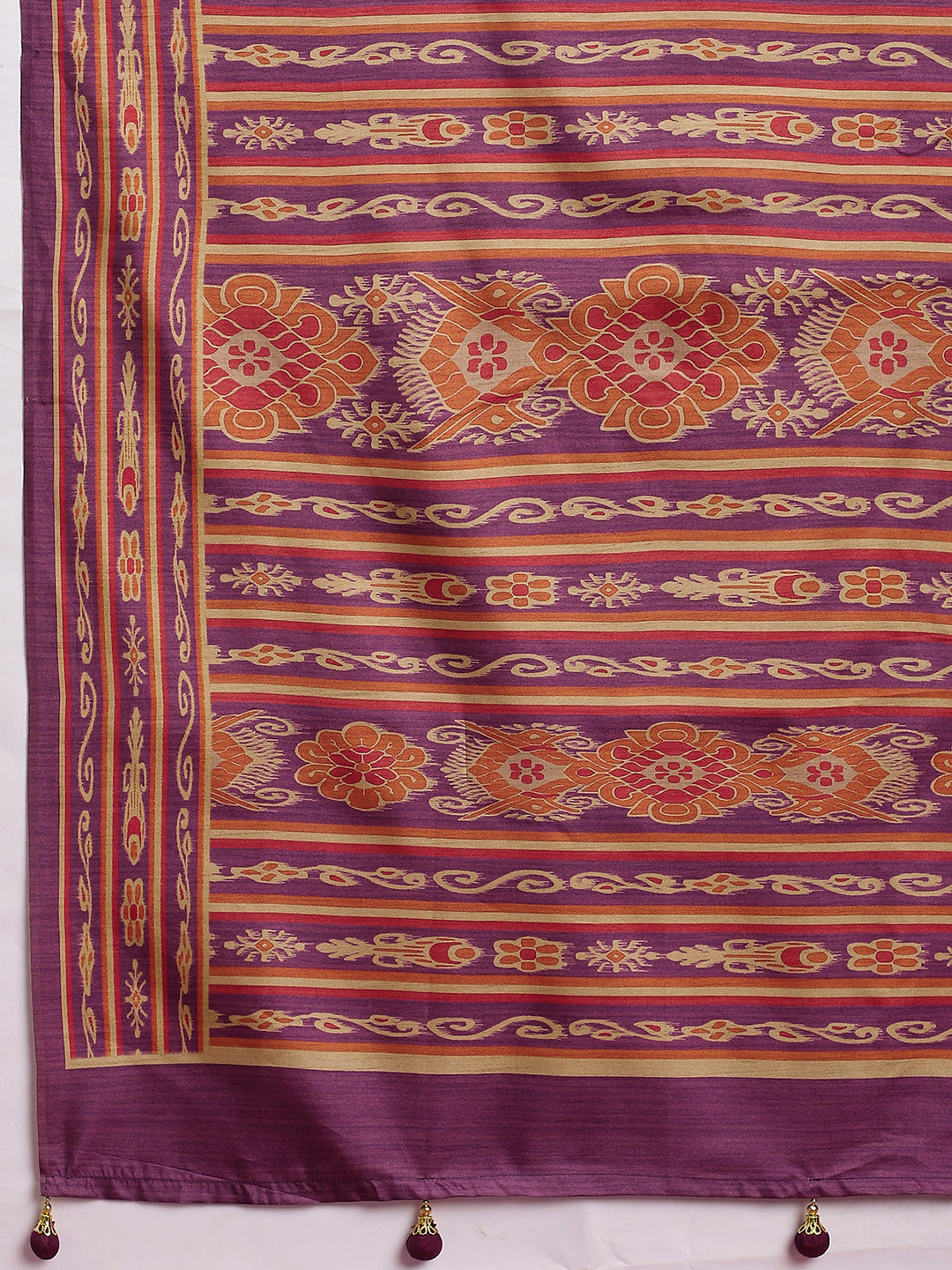 Gulabi Orchid Heritage-Royal Olive Orchid Saree