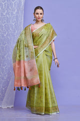 ZARI MAHAL-Rich zari detailing adds a festive and graceful touch