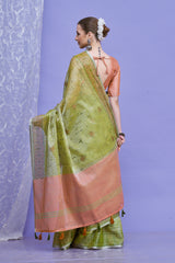 ZARI MAHAL-Rich zari detailing adds a festive and graceful touch